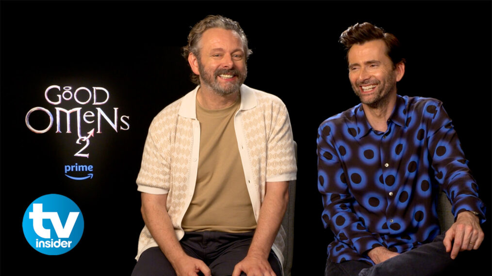 David Tennant and Michael Sheen on what Crowley and Aziraphale want from each other (VIDEO)